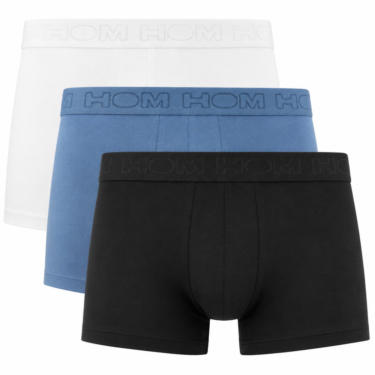 HOM - Armand Boxer briefs 3pack - Blue/White/Black - mannen - 2XL