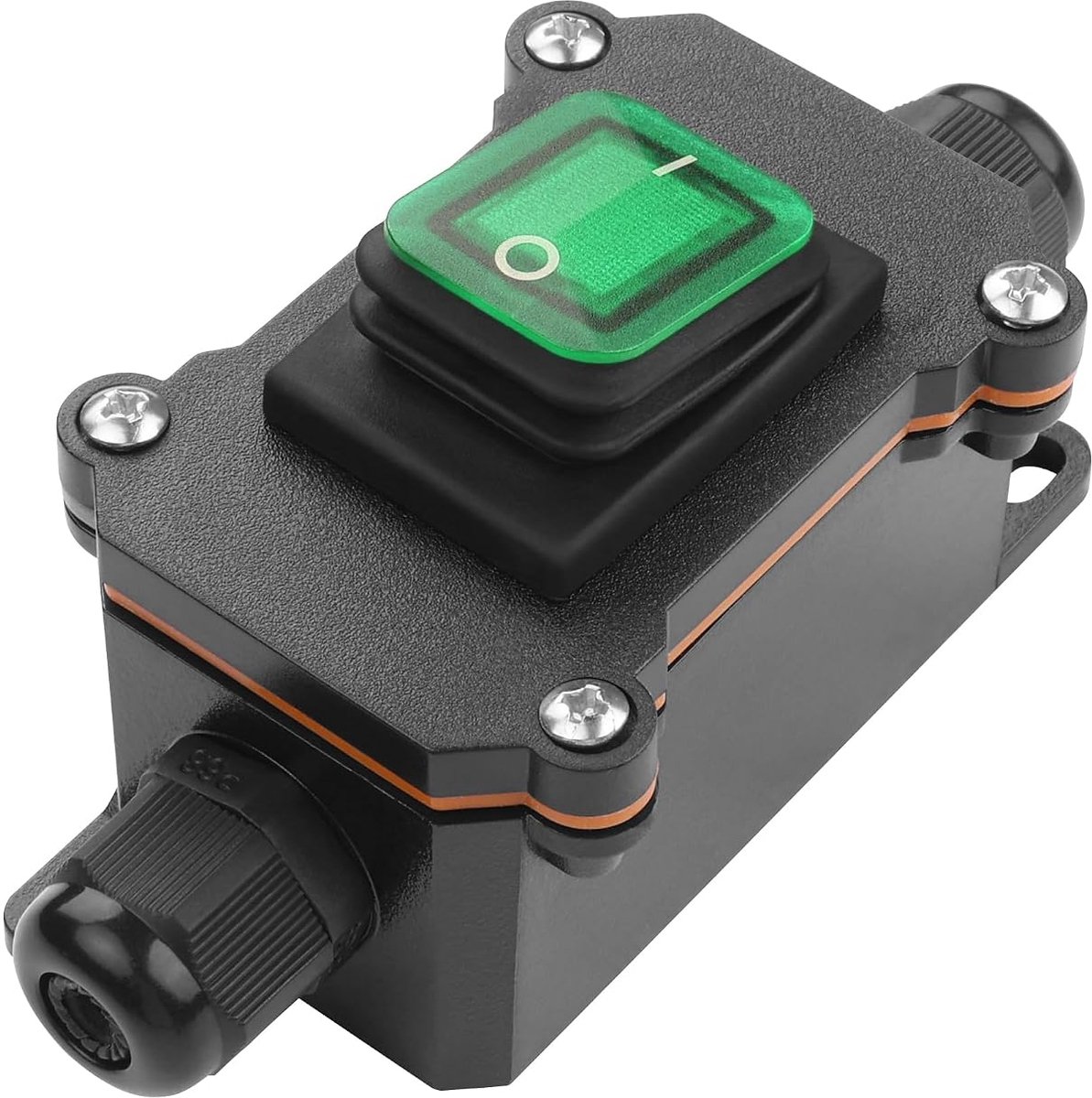 Tuimelschakelaar IP65 30A 220V - Waterdicht en vlamvertragend - Voor industriële apparaten - ShopVlot
