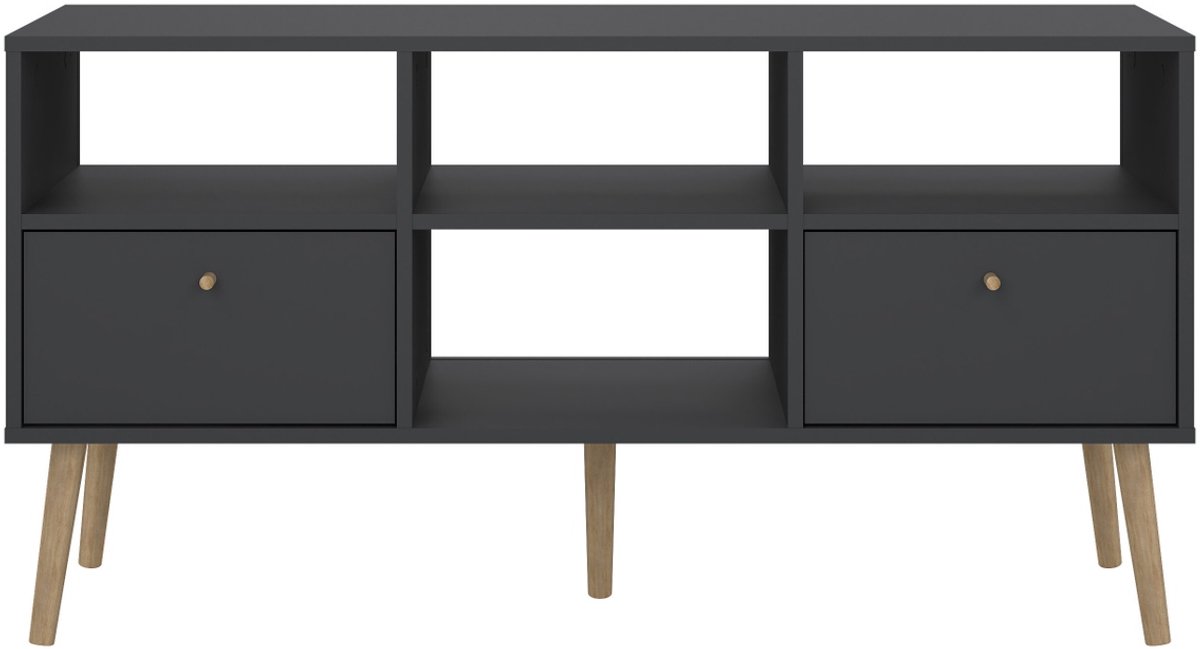 Giga Living Tv-meubel Bodo - Grijs - Incl. Opbergruimte - 117x39x61cm