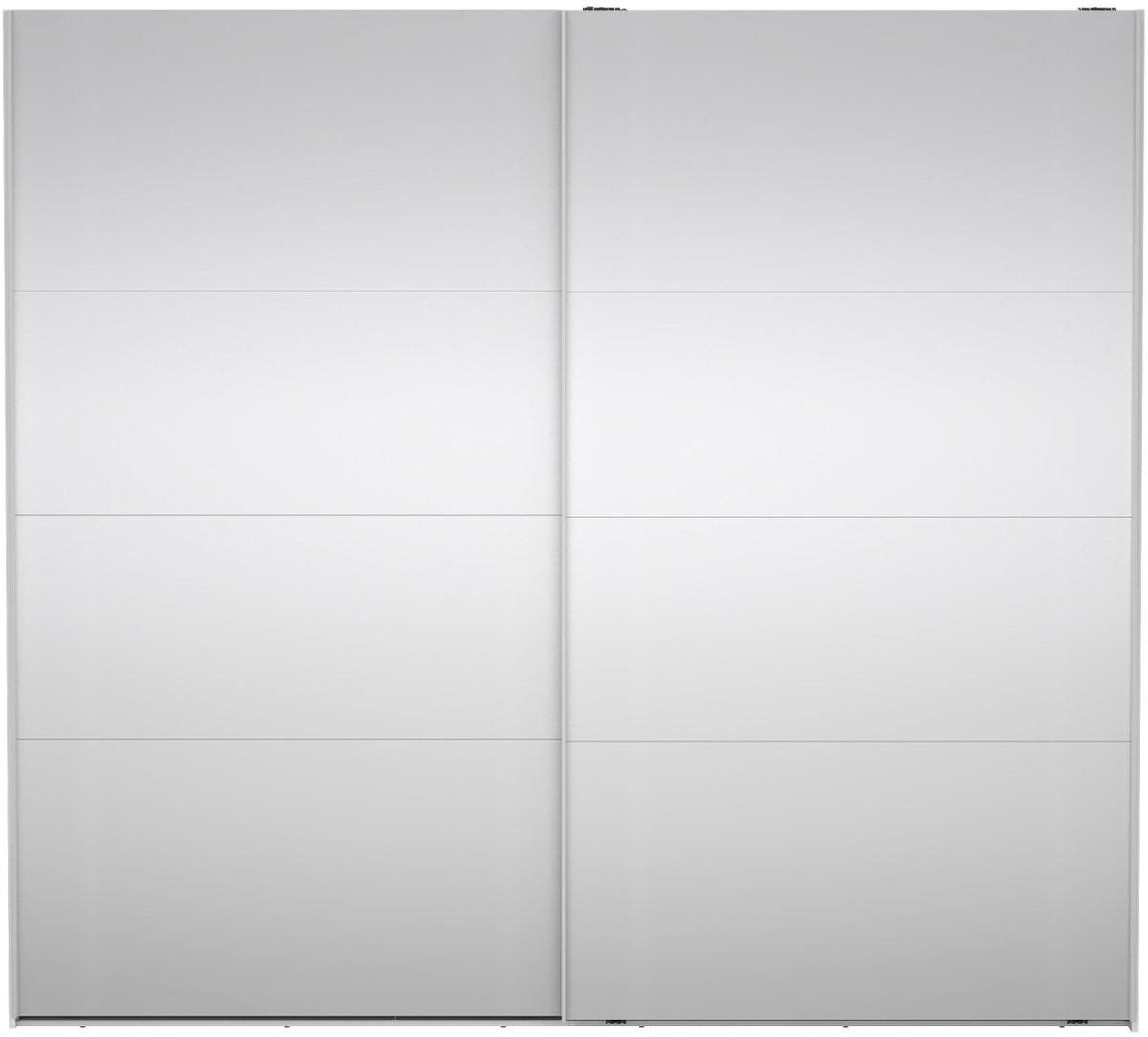 Giga Living Kledingkast Catania - Wit - Incl. Spiegel Schuifdeuren - 244cm