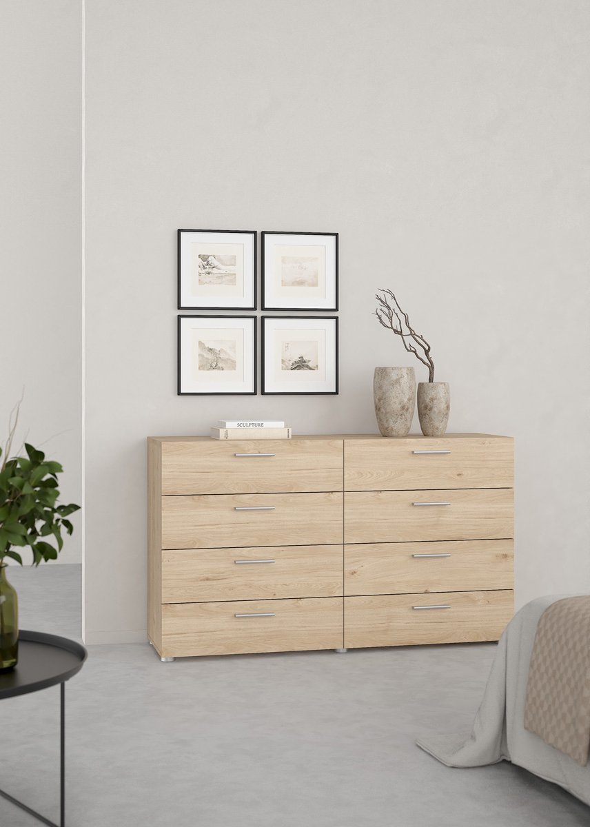 Giga Living Ladekast Pepe - Naturel - 140x40x82cm