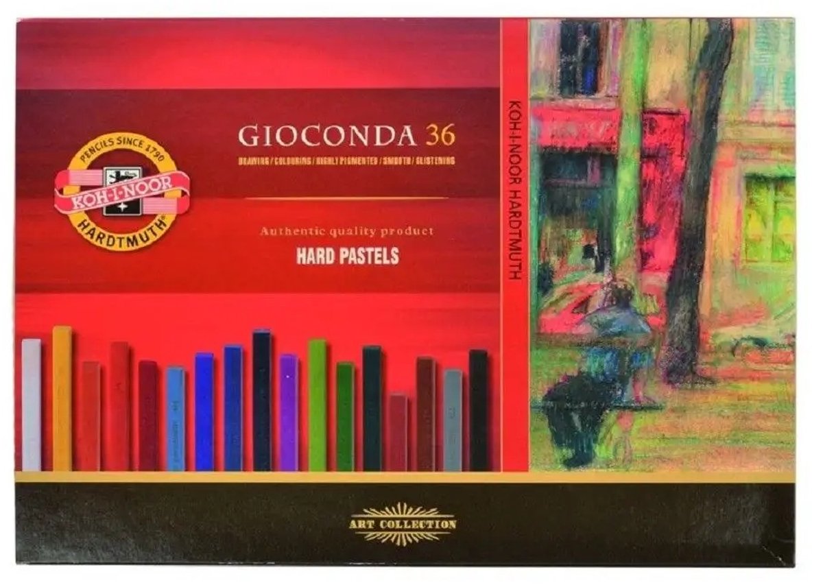 Koh-I-Noor Gioconda Hard Pastels 36 Kleuren