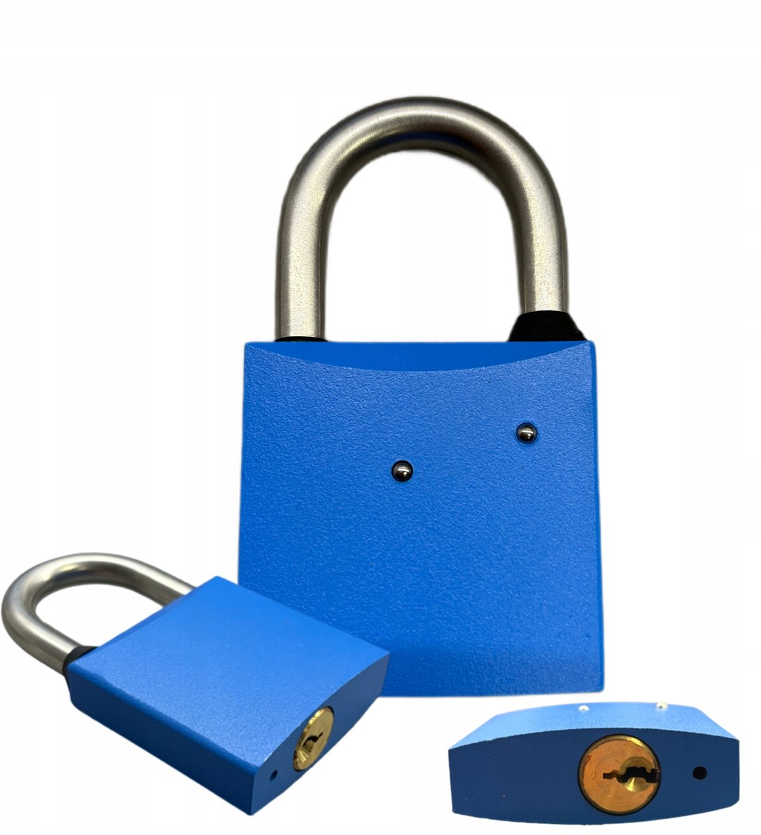 Merkloze RVS Hangslot S6, Weerbestendig, Masterkey Systeem