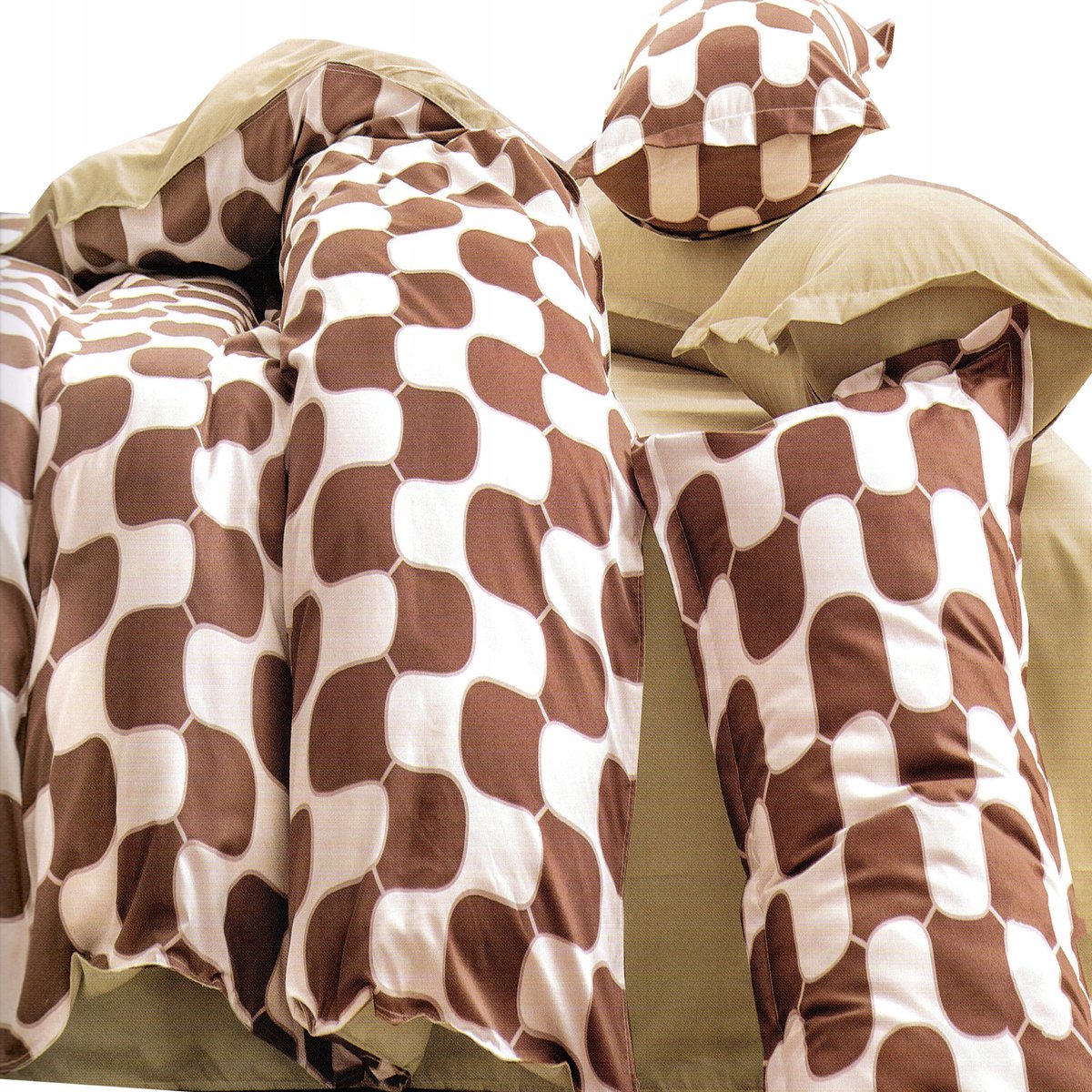 Kerst katoenen beddengoed set 4-delig 140x200 cm