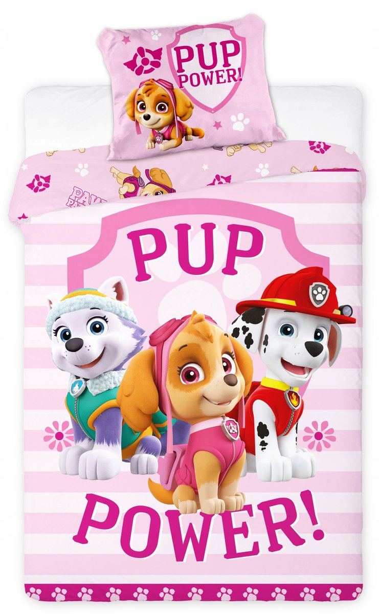Paw Patrol Kinderbeddengoed 160x200 cm - 100% Katoen