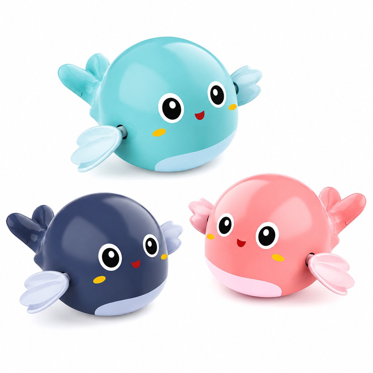 Badspeelgoed dolfijnen - badspeeltjes - water speelgoed - jongen - meisje - 3 stuks