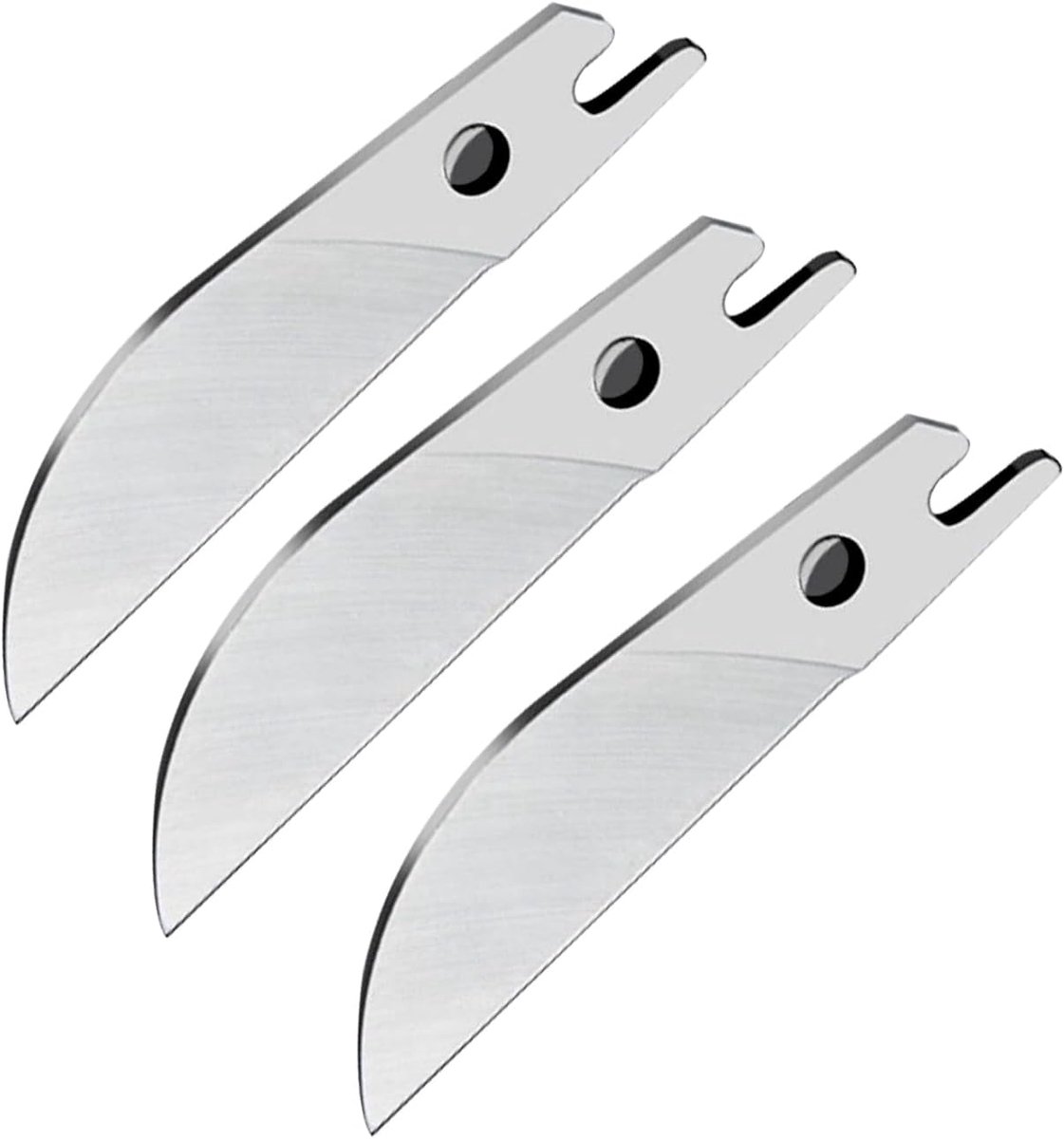 Set of 3 Replacement Blades for Chamfer Multi-Cutter - Angle Steel Sk5 Replacement Blade for Universal Chamfer - ShopVlot