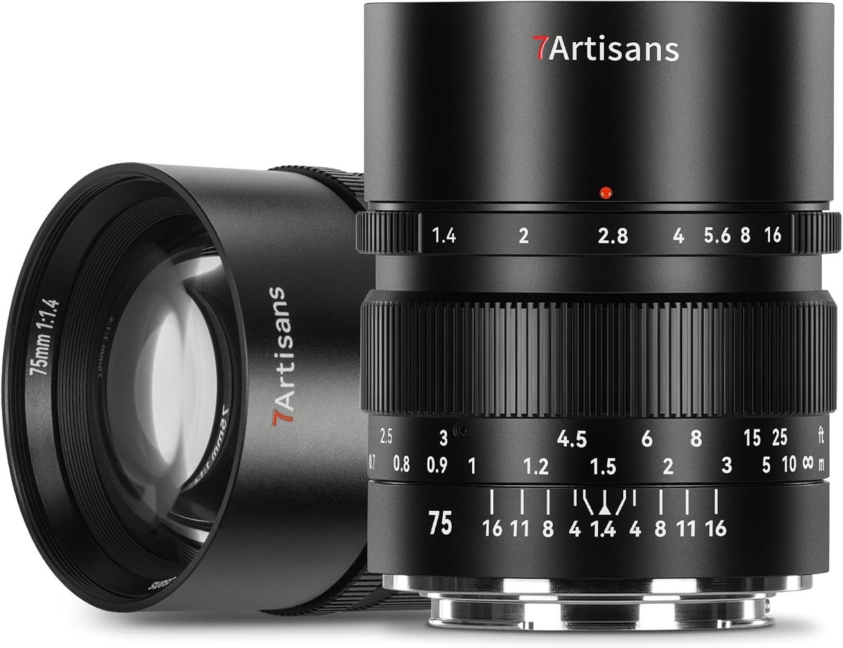 Cameraobjectief 75mm F1.4 - Full Frame - Voor scherpe portretten - Ideaal voor low-light situaties - ShopVlot