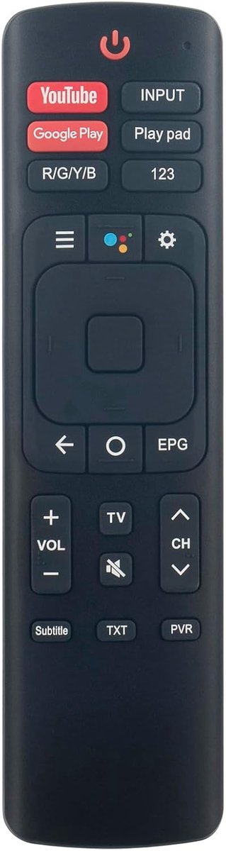 AULCMEET ERF3F69V Remote Control with Voice Kit Compatible with Hisense VU 4K OLED Smart TV 32SM 55LX 65PM/ERF3A69 / - ShopVlot