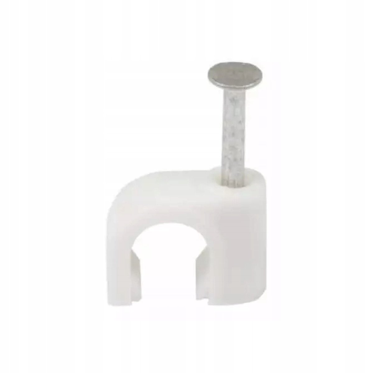 Kabelklemmen UKO 9mm met Spijker - 100 stuks Wit PVC