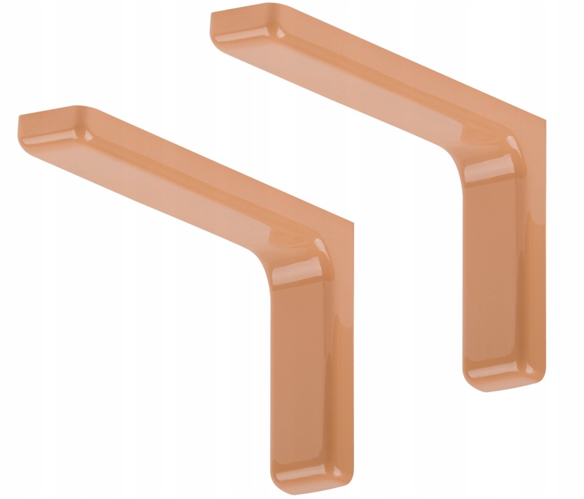 2x Hoeksteun voor Plank 18cm - Beukenhout