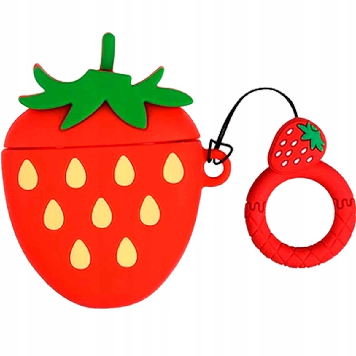 Case voor AirPods 1 & 2 - 3D-siliconenfruitontwerp