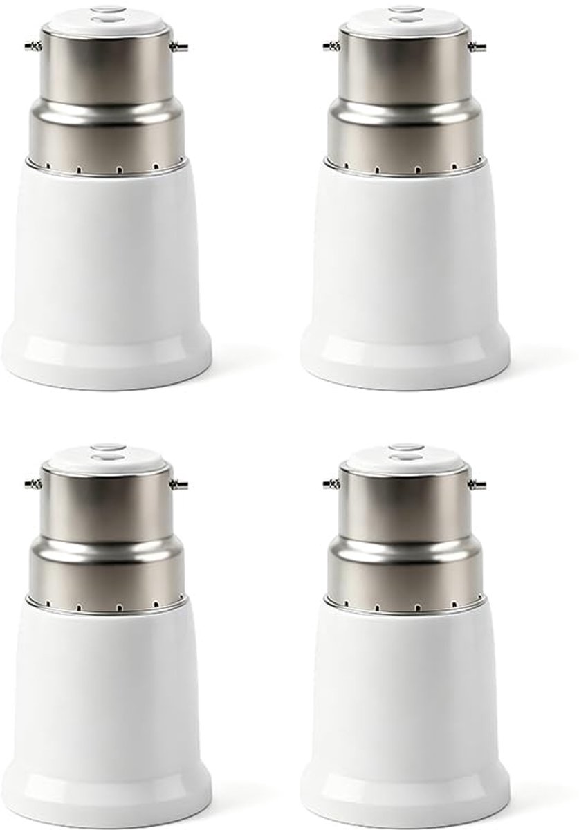 4 stuks B22 naar E27 socket converter - ShopVlot