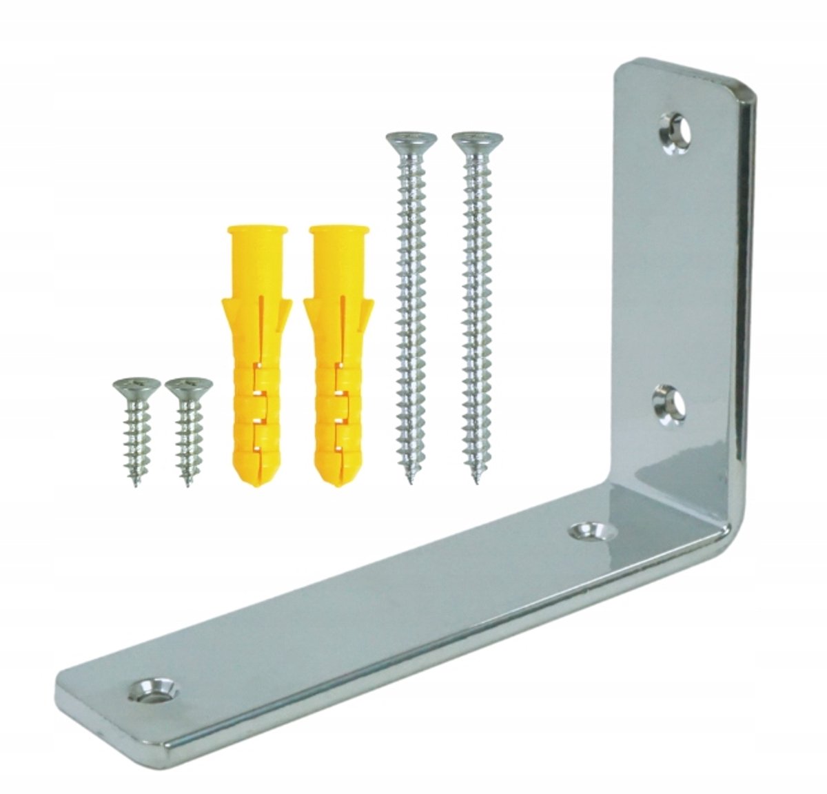 Moderne Plankdrager 15cm - Zilver - Loft Stijl - Set