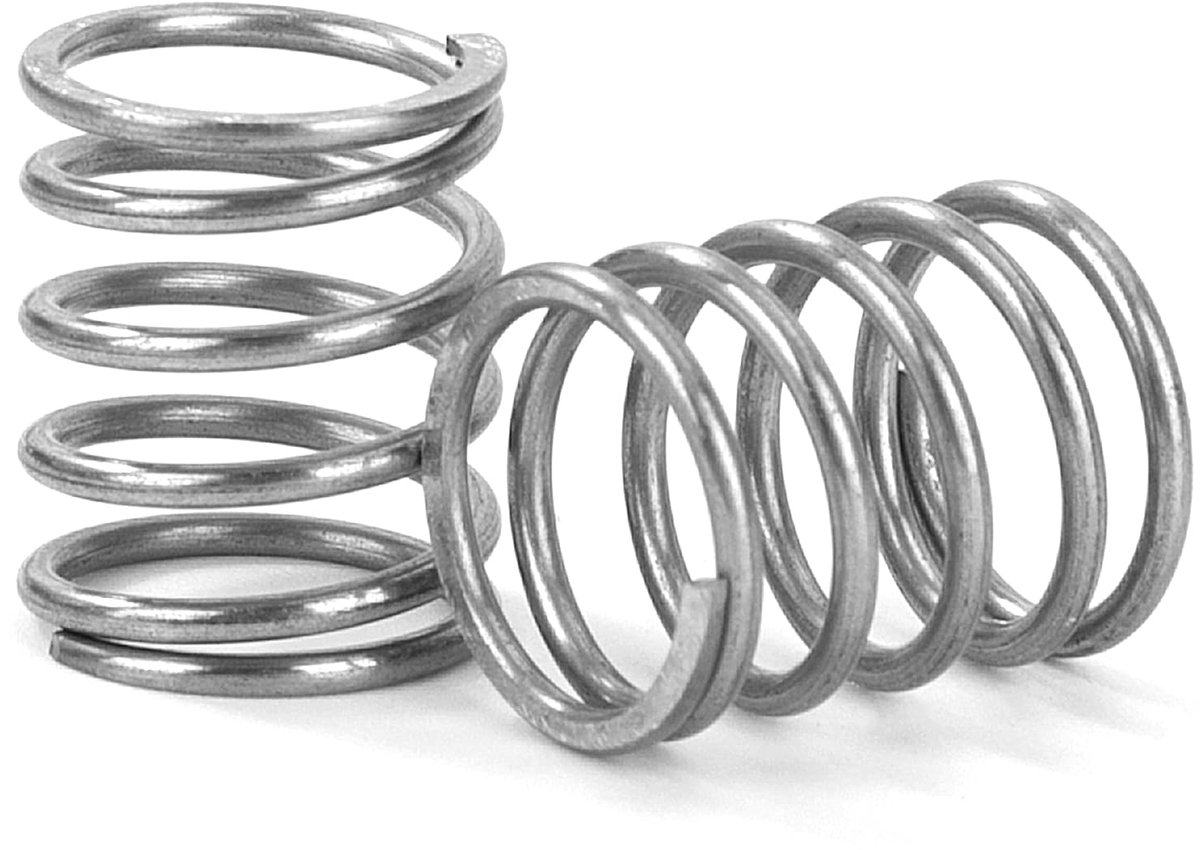 Compression springs 15 mm stainless steel spring 304 thread diameter 1.2 mm outer diameter 13 mm resilience 1.6 kg 10 - ShopVlot