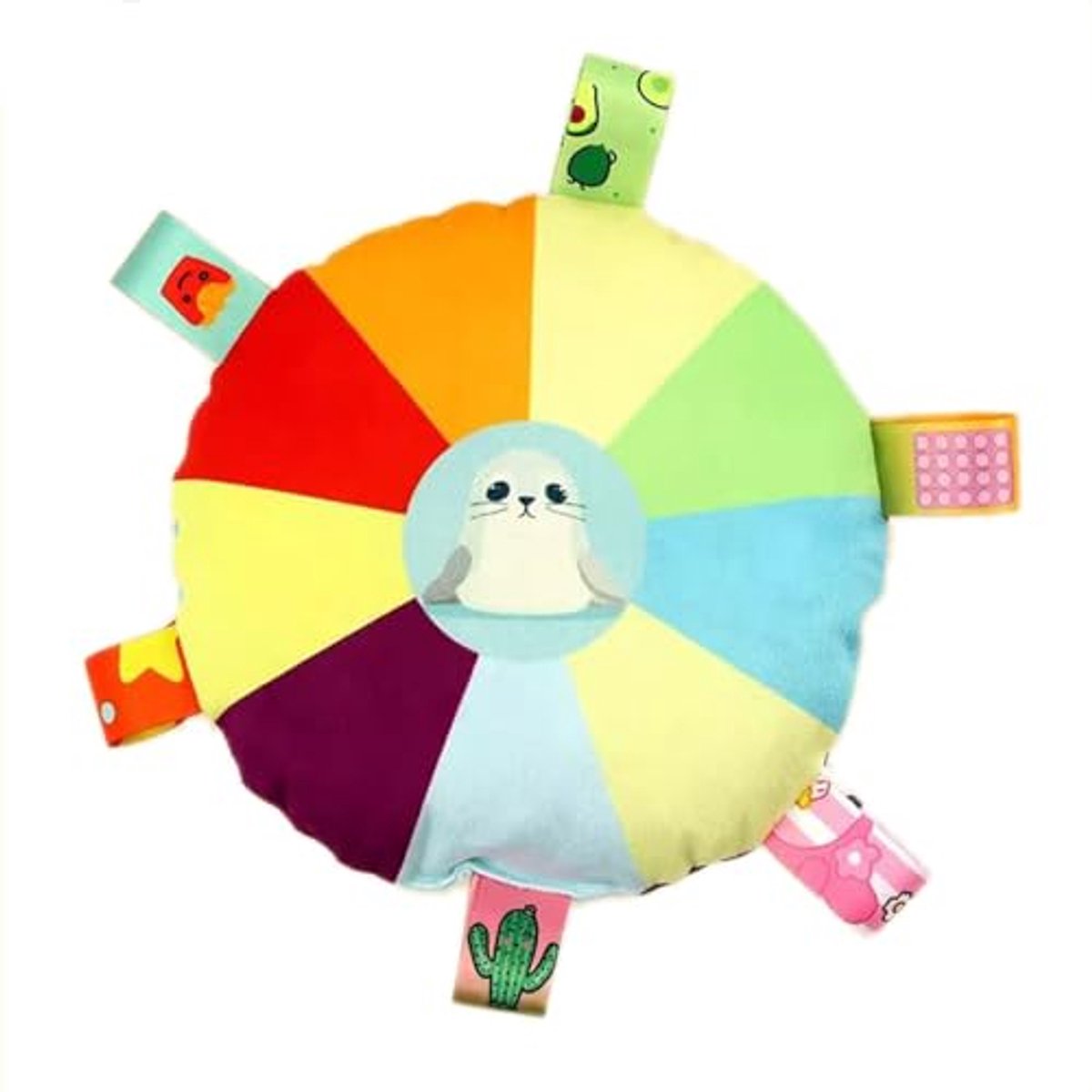 Namajunas - Hond frisbee Met bel - Puppyknuffel - Puppy speelgoed - Hondenspeelgoed - Frisbee voor honden - Stevig & Kauwbestendig - Voor Apport & Training - Voor puppy's & kleine honden - Kauwbestendig - Kattenspeelgoed - Zacht frisbee hond