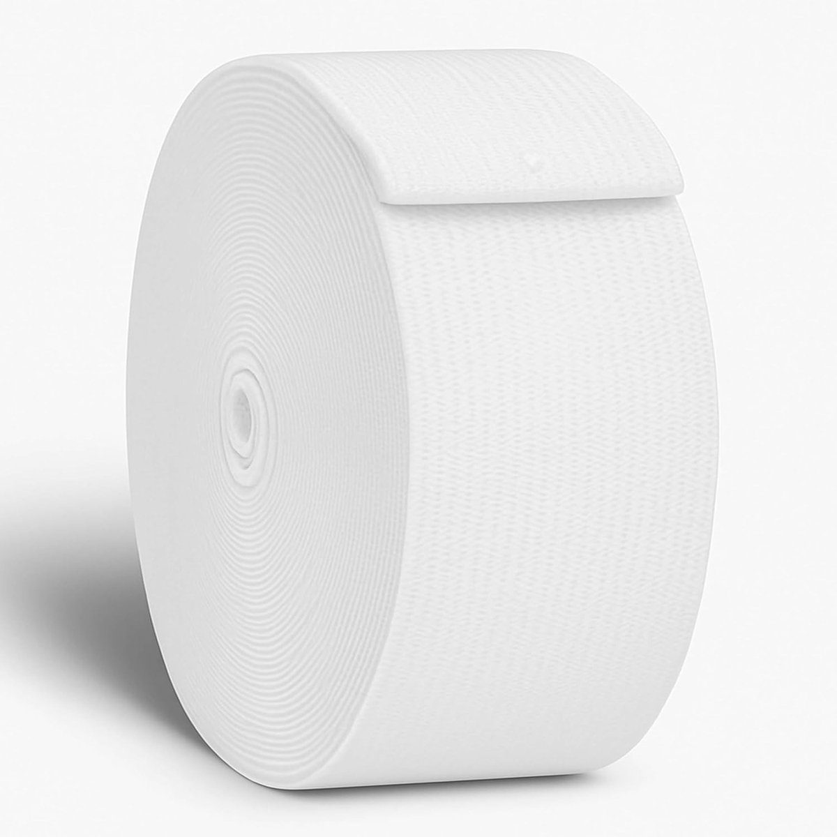 Elastisch Band - Wit - 6 M - Rekbaar Polyester - Voor Naaien en Breien