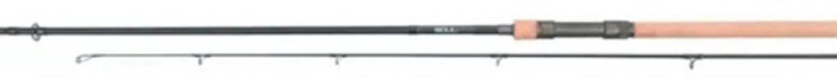 Soul Nero The Classic karperhengel 12FT 2.50LB - met slanke kurken greep en KW SIC geleideogen
