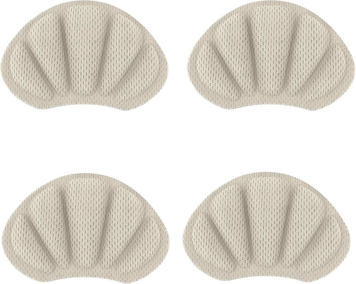 Hakbeschermers naaldhak - Abrikoos - 9 x 5,5 x 0,6 cm - Microvezel Zelfklevende Hielkussens - Voor Schoenreparatie en Comfort