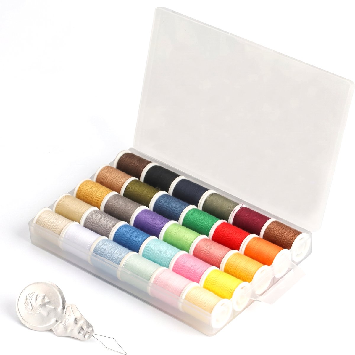 Somstyle Naaigaren Set - 30 Kleuren - Naaien met de Hand - Garen Voor Naaimachine - Multicolor