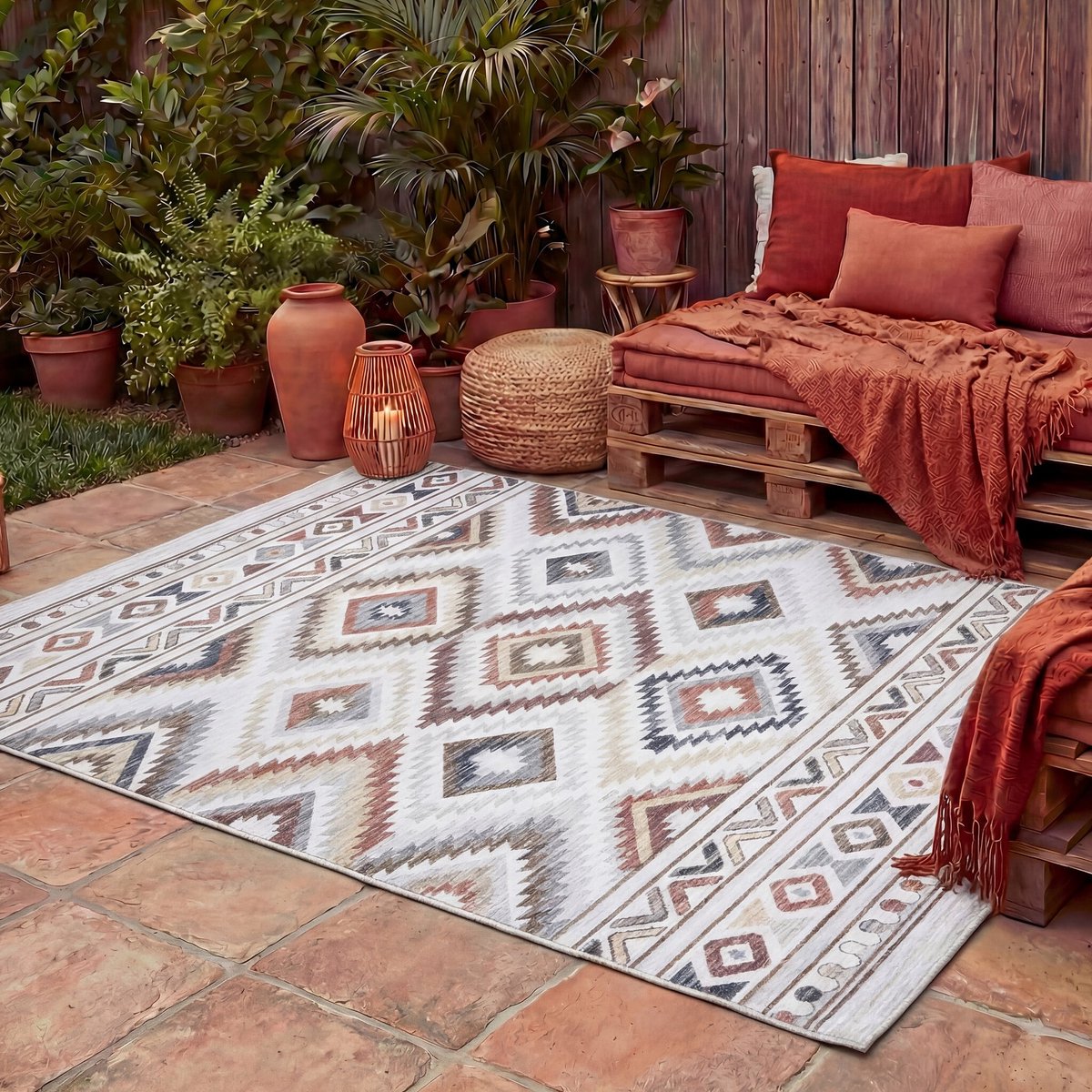 Fraai Kelim buitenkleed - Lira Trellis - 160x230cm