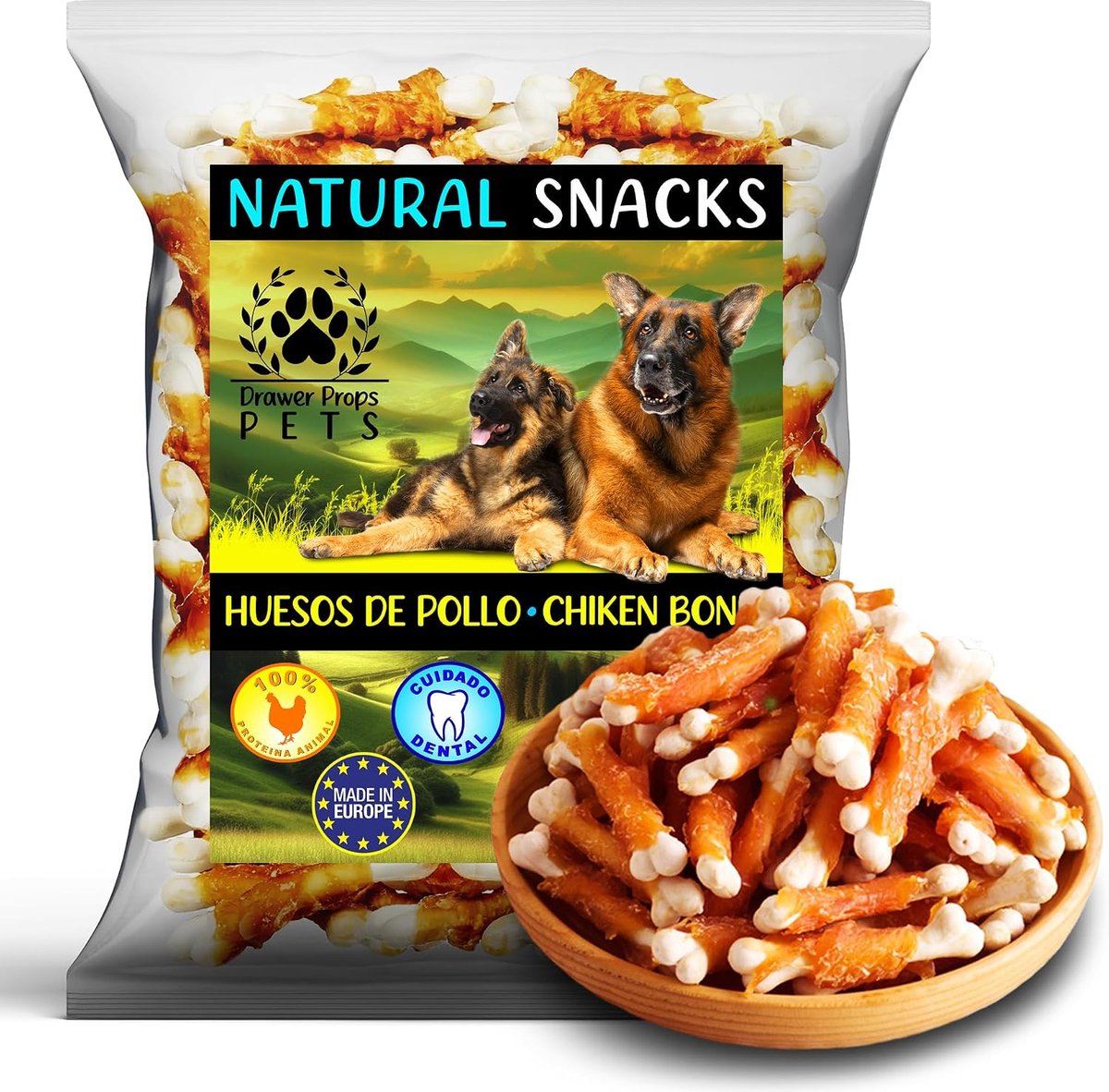 Dog snacks for dogs, natural snacks for dogs, treats for dogs, snacks for dogs, bones for dogs, 530g - ShopVlot
