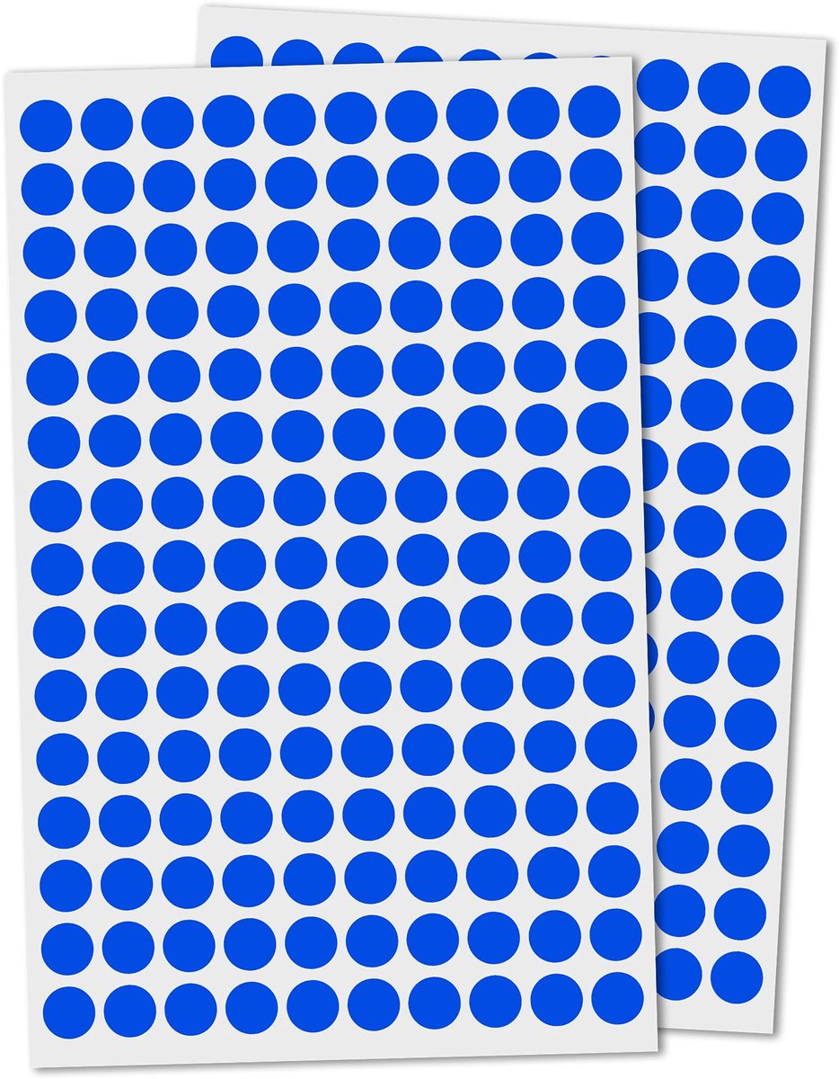 10mm ronde stickers - 3000 stuks - gekleurde stippenstickers - zelfklevend voor creatief gebruik - ShopVlot