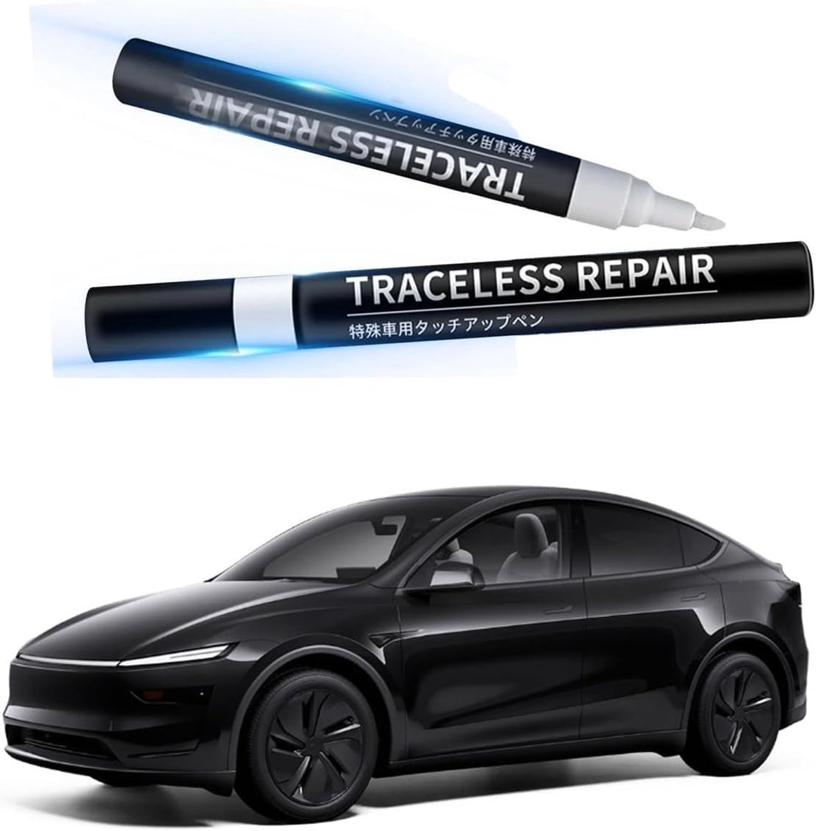Paint Up Paint for Tesla Model Y Juniper Paint Repair Kit, Paint Pen, Tip and Brush, 2-in-1 Car, Colored Edge - ShopVlot