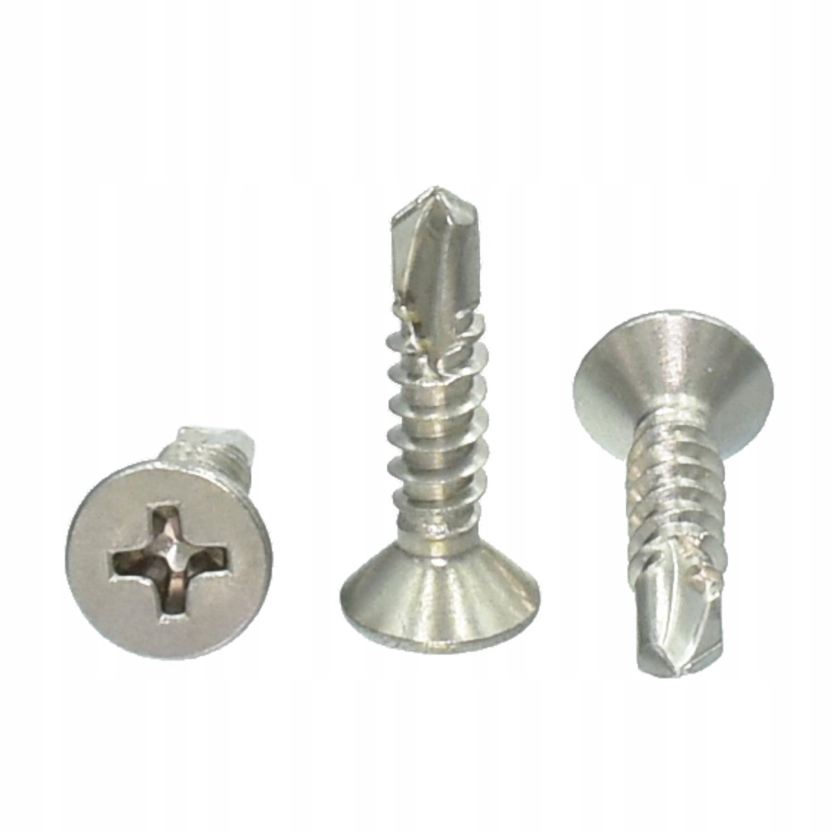 RVS Zelfborende Schroeven Kegelkop 4,2x16mm - 100 Stuks