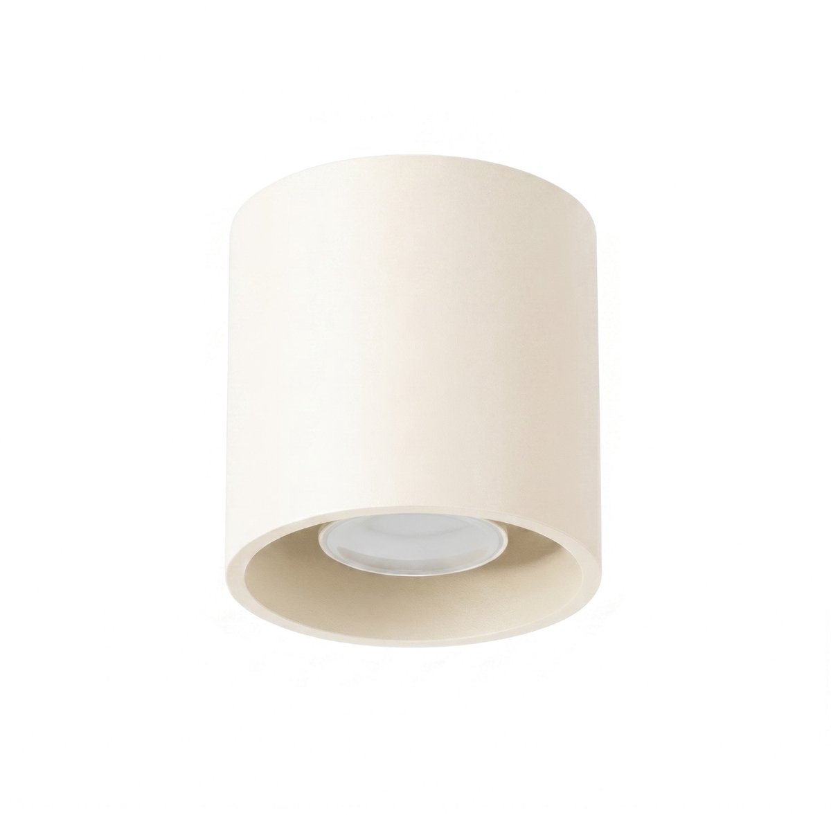 Sollux Lighting Plafondlamp Orbis - GU10 - beige - aluminium - 10x10x10cm