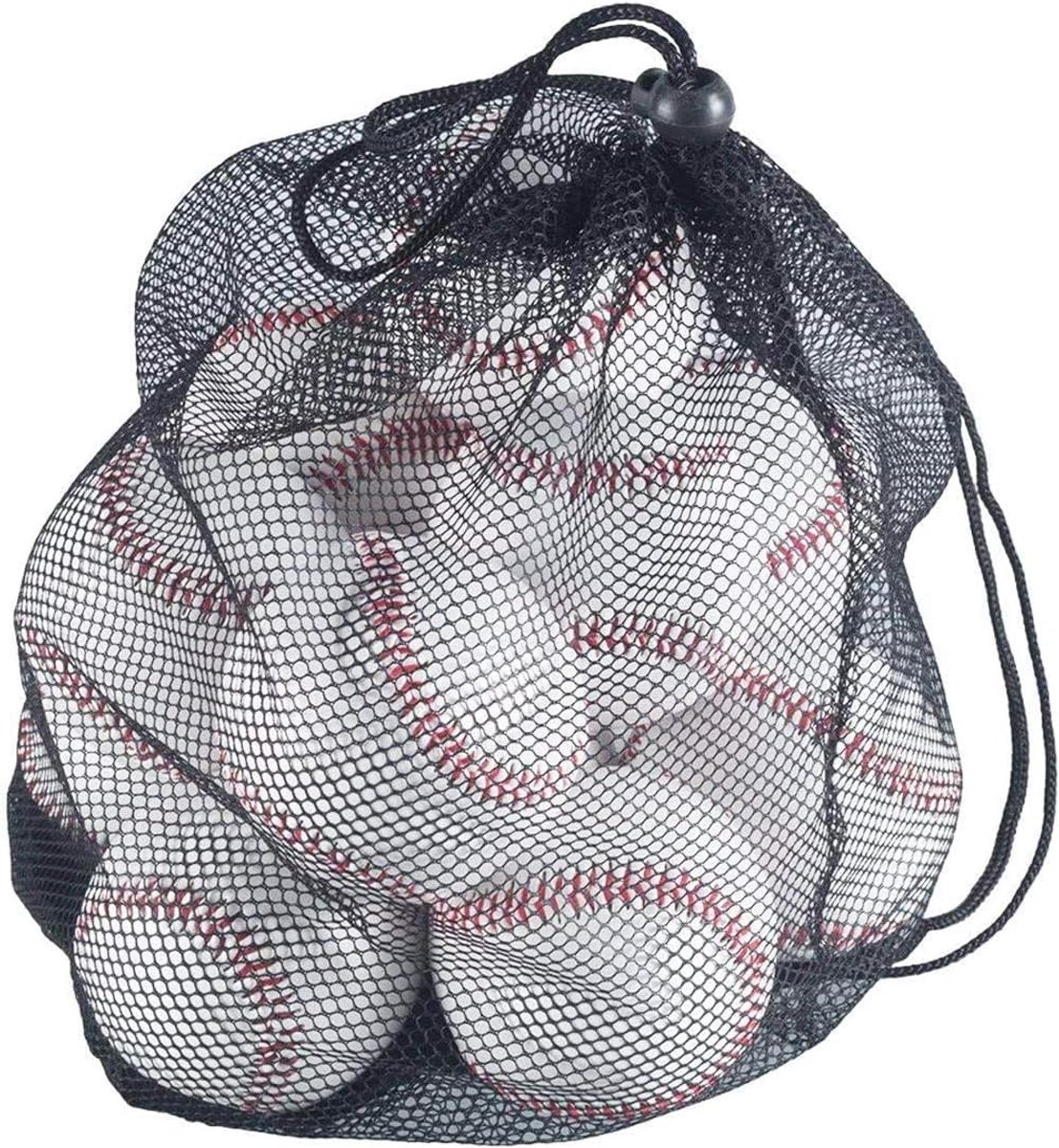 Tebery 12 Pieces Official Baseball Balls for Leisure, Baseball Exercise, Softball Balls, Soft Training Ball A - ShopVlot