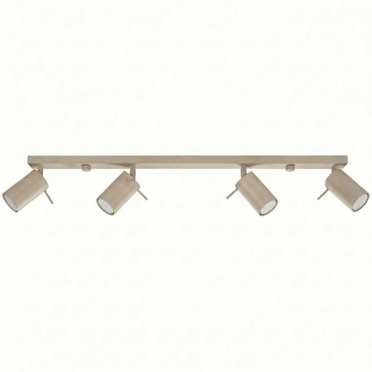 Sollux Lighting Plafondlamp RING - GU10 - taupe - staal - 80x6x16cm