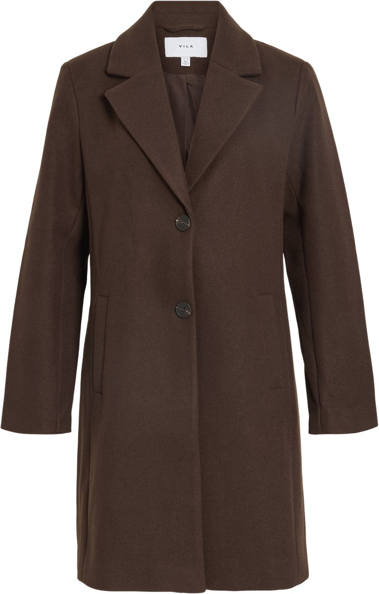 VILA - VICLAUDIA BUTTON COAT - NOOS - Dames - Gewatteerde jassen