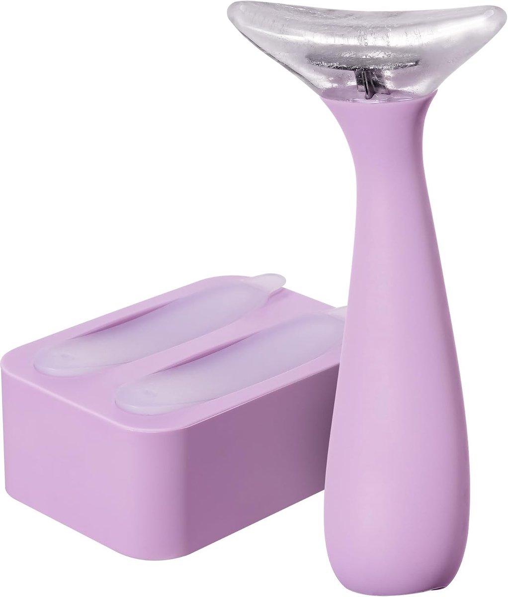 NiHome Ice Cube Roller Massager for Face (Purple) - ShopVlot