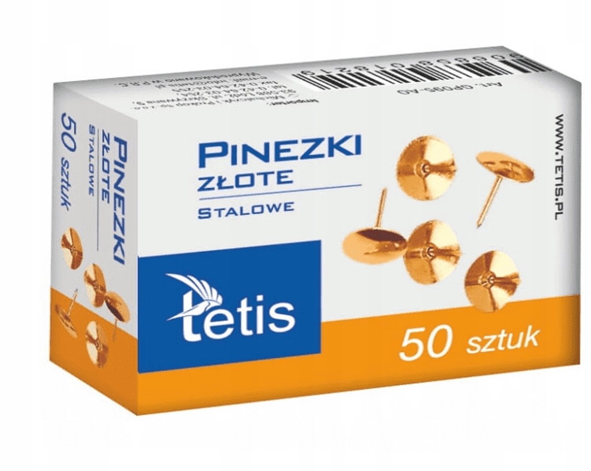 Tetis Gouden Punaises - 50 Stuks