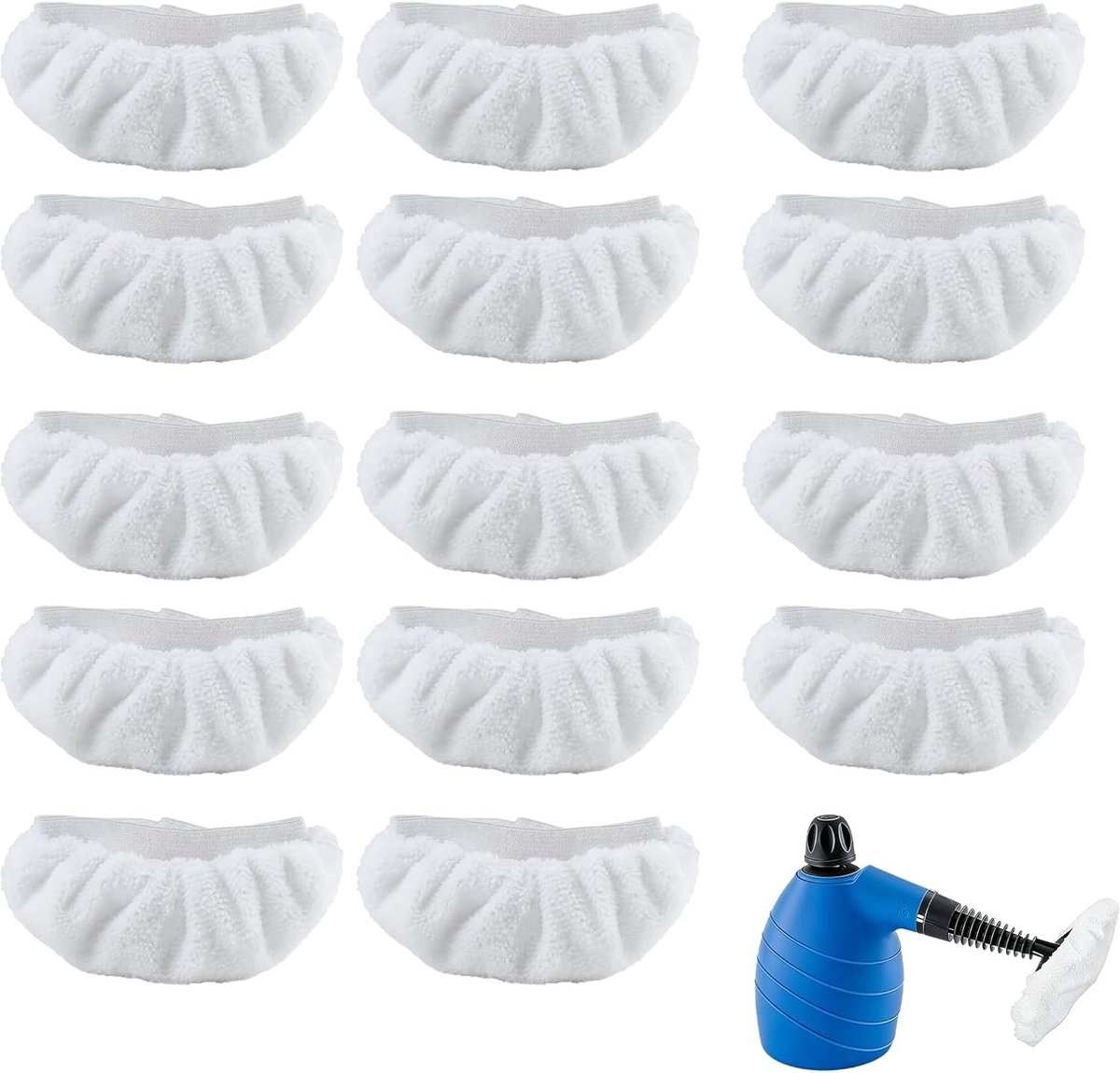 14 stuks universele herbruikbare stoomdweilpads, stoomreiniger, accessoires, universele bekledingset als accessoire - ShopVlot