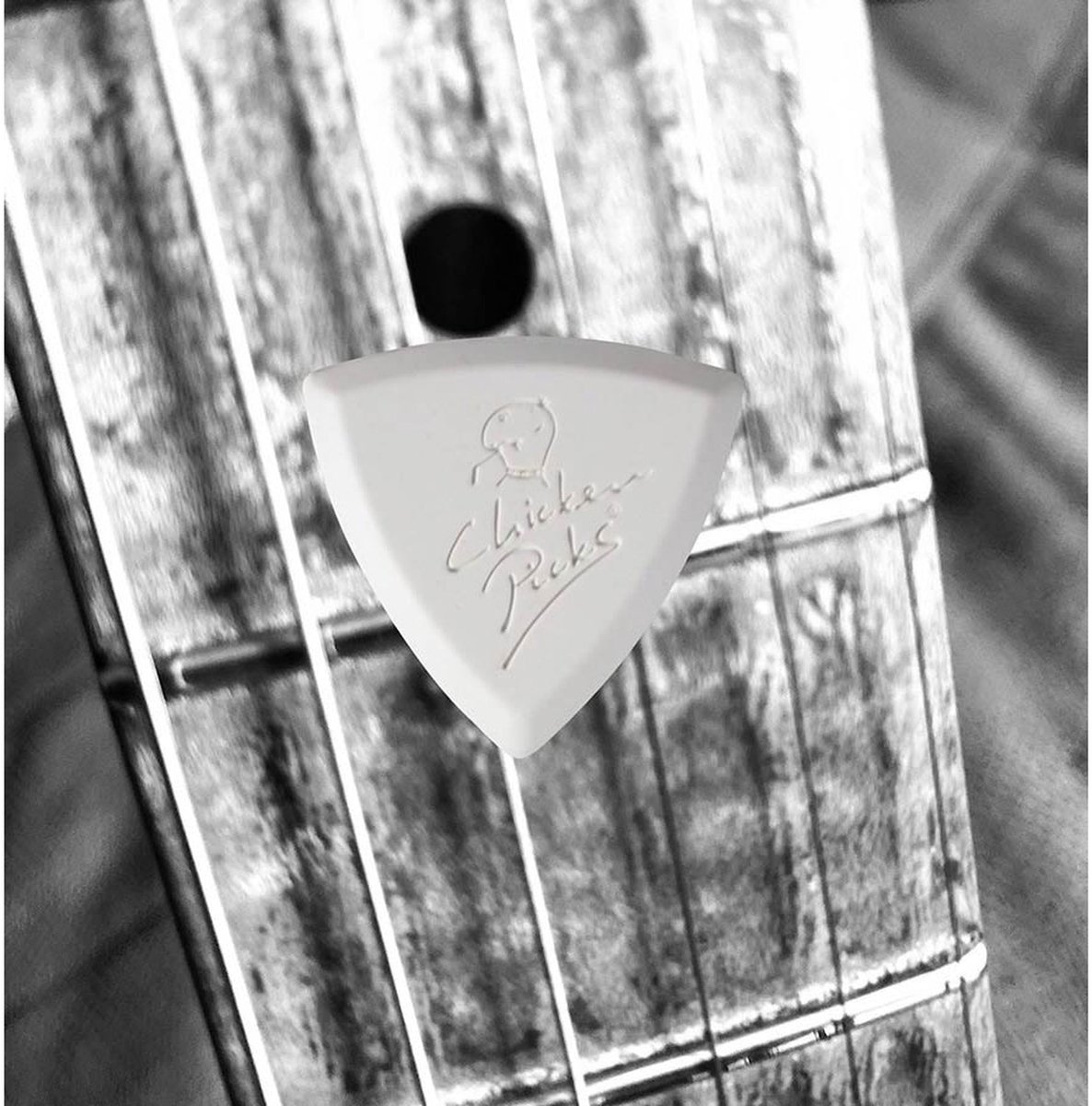 ChickenPicks Bermuda IIIP 1-BEP-21 Gitaarpick 2.1mm Thermosettings Kunststof Duurzaam