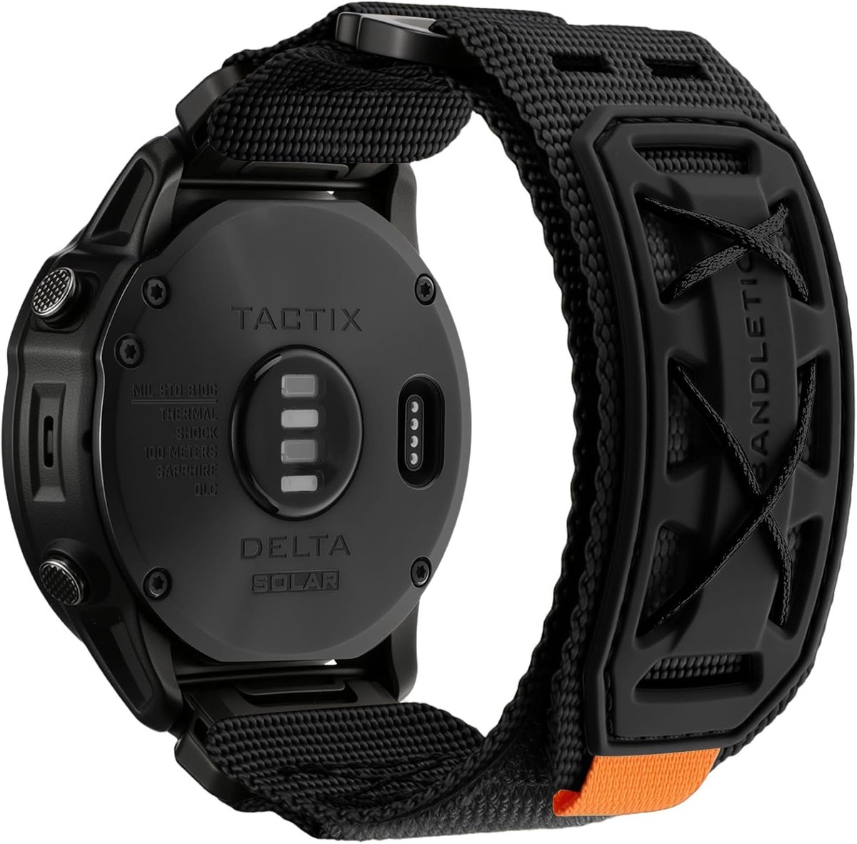 Bandletic Quick Fit 22mm 26mm Rugged Nylon Strap Compatible with Garmin Watch Strap, Tactical Sports Watch Strap for - ShopVlot