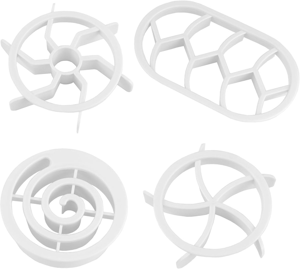 4 stuks broodstempelset, broodvorm, meelstempel, doe-het-zelf - ShopVlot