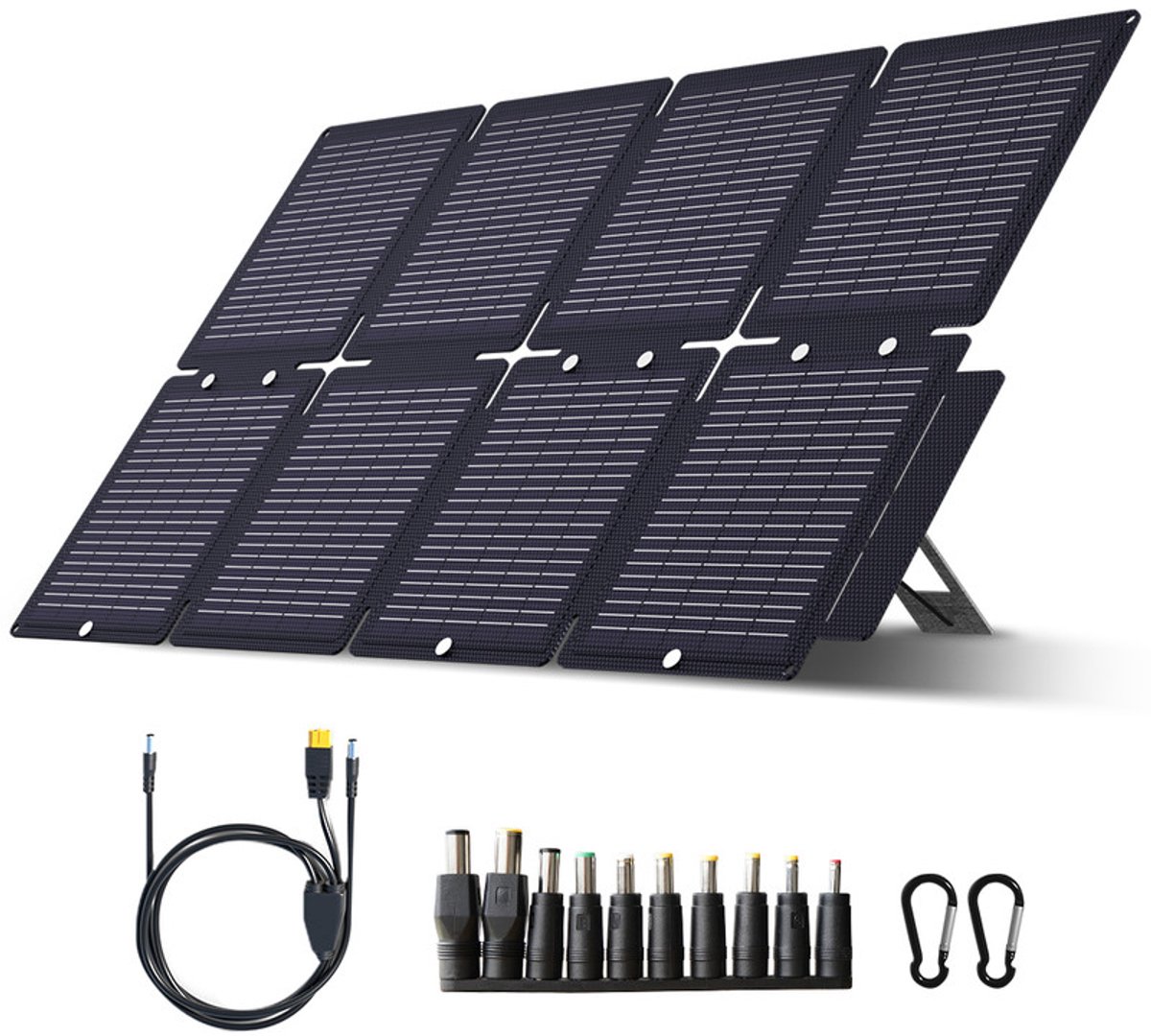 Opvouwbaar zonnepaneel 60W - USB(USB-C + USB-A + DC) - Sun Power - IP67 - Zonnepanelen voor buiten - Voor Camper,Auto,Tuinhuis,Dak,Boot,Balkon