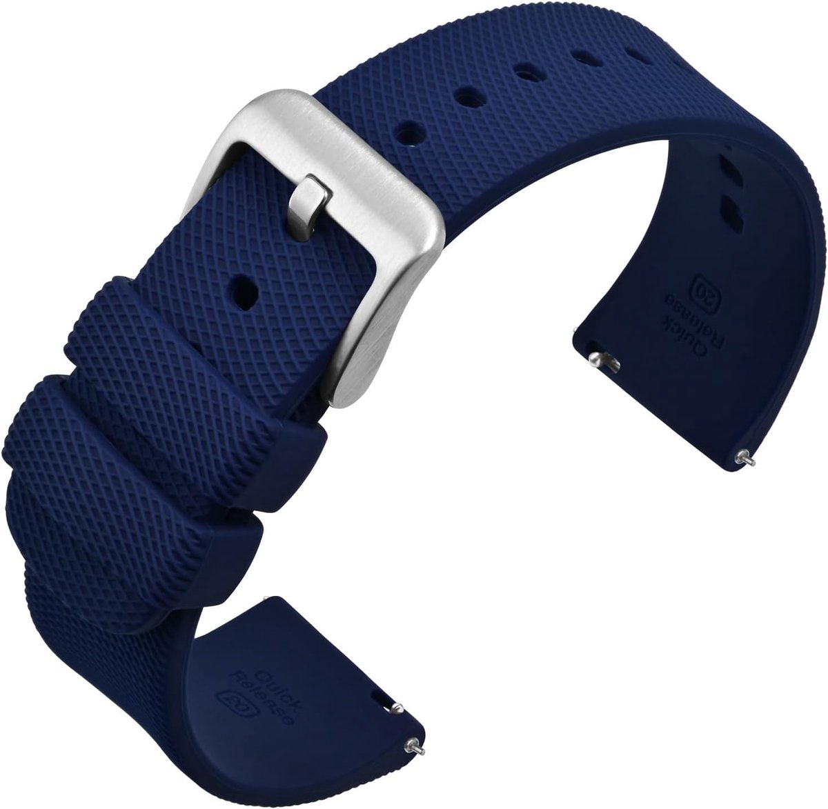 ANNEFIT Silicone Watch Straps for Men and Women, Quick Release Rubber Replacement Strap, 14 mm, 16 mm, 17 mm, 18 mm - ShopVlot