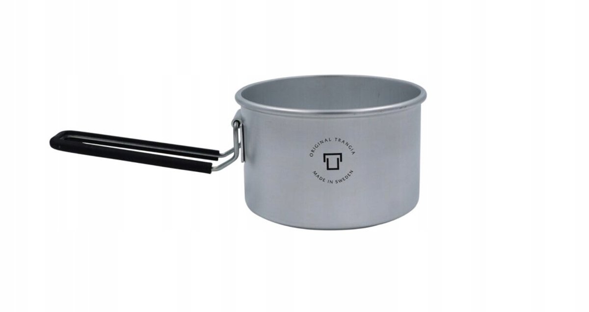 Trangia T-Cup toeristische Mok/Pan 0,5L Ultralight Aluminium Zwart