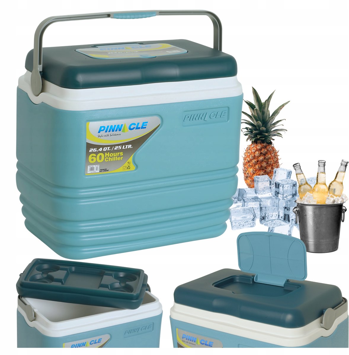 Pinnacle Koelbox 25L - Ideale Koelbox voor Buitenactiviteiten