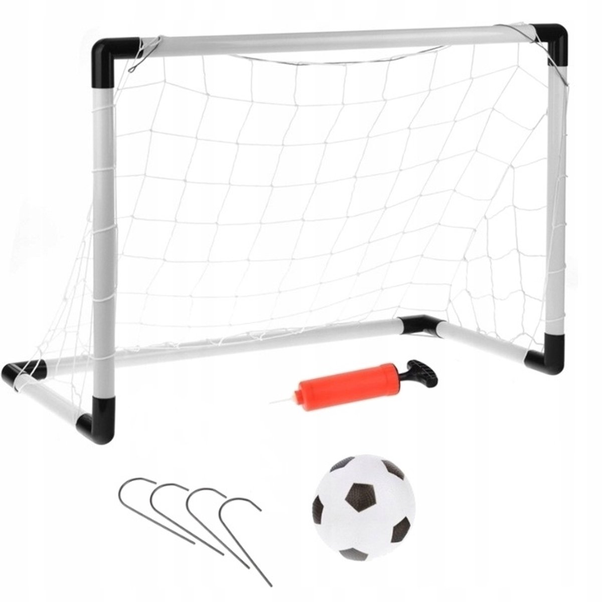 Draagbaar Opvouwbaar Voetbaldoel met Bal - Trainingsset