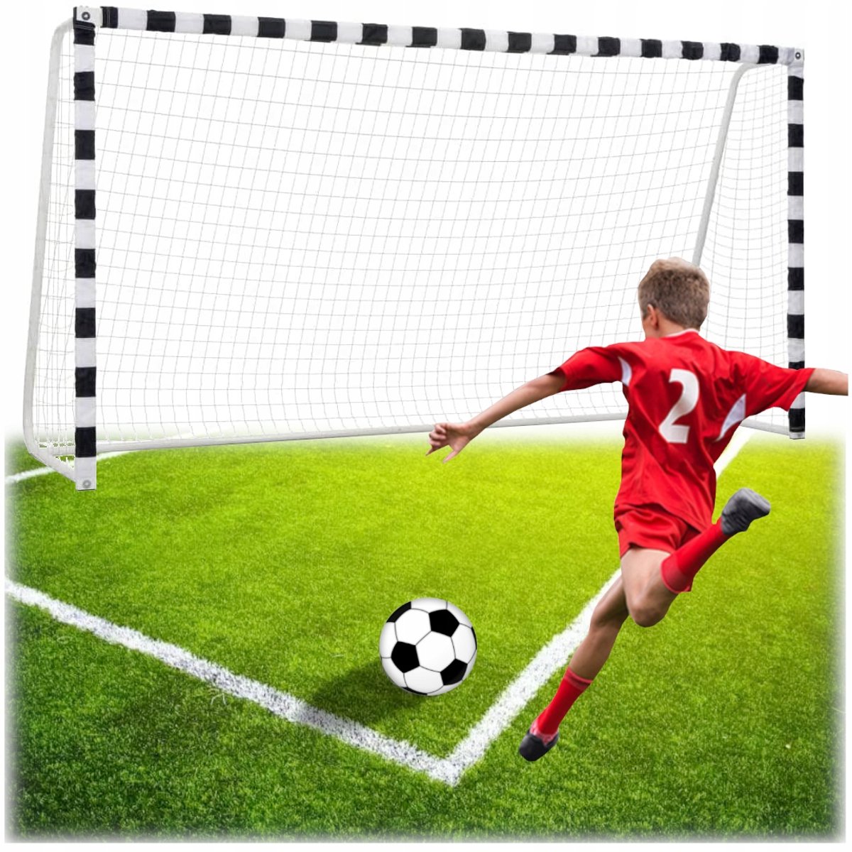 Metalen voetbaldoel 300x160 cm - Robuust & Weerbestendig