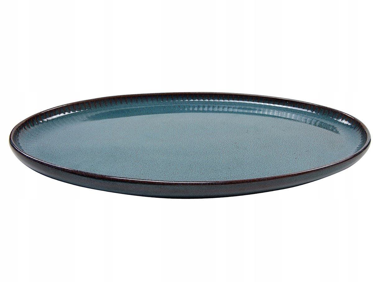 PISA Ovale Serveerschaal 31,5 cm - Diep Oceaan Blauw