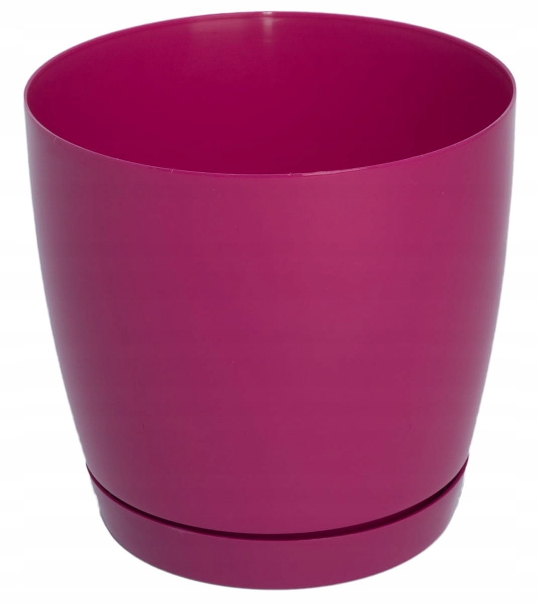 Toscana Ronde Pot 11cm met Schotel - Kleur: Bes