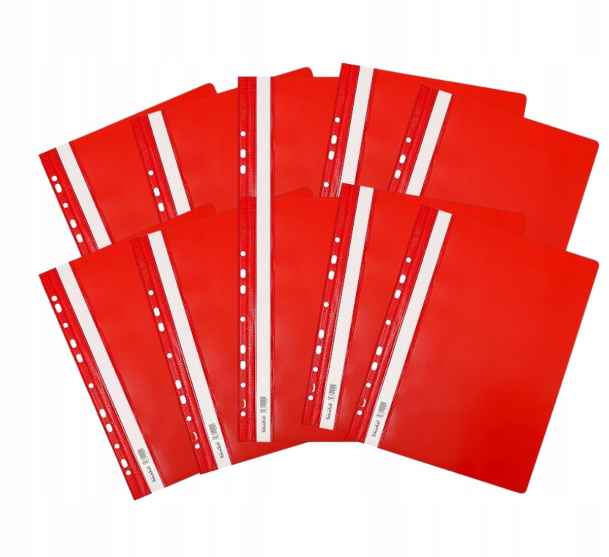 Biurfol Rode A4 Insteekmappen PVC - 10 Stuks
