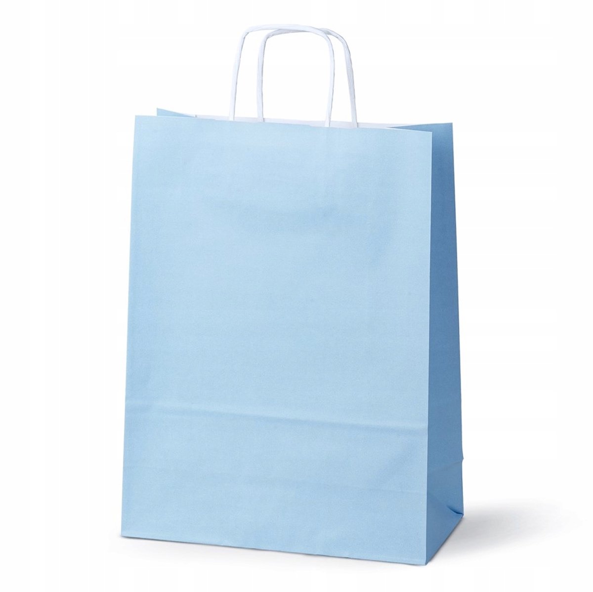 Blauwe Papieren Zakken 24x10x32cm - Pastel & EKO - 25 stuks