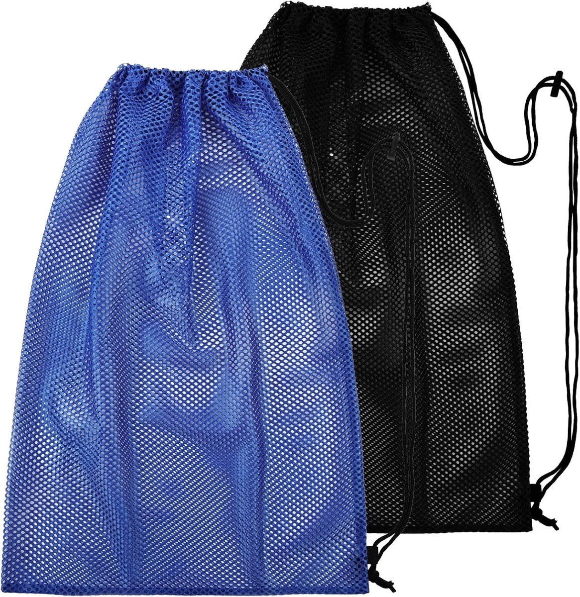 Sporttas - Blauw-Zwart - 48 x 68 cm - Duurzaam Polyester - Voor Sport en Vrije Tijd